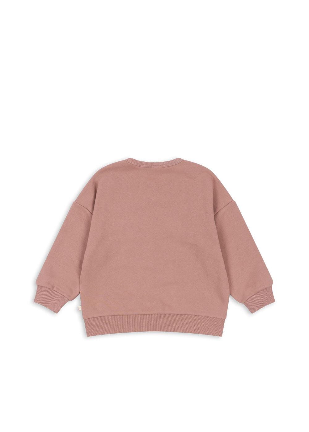 Konges Sløjd - Lou Glitter Sweatshirt Ocs - Mahogany Rose Sweatshirts 