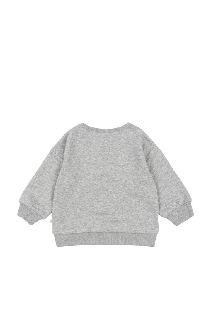 Konges Sløjd - Lou Sweat Shirt Ocsks102021 - Grey Melange Sweatshirts 