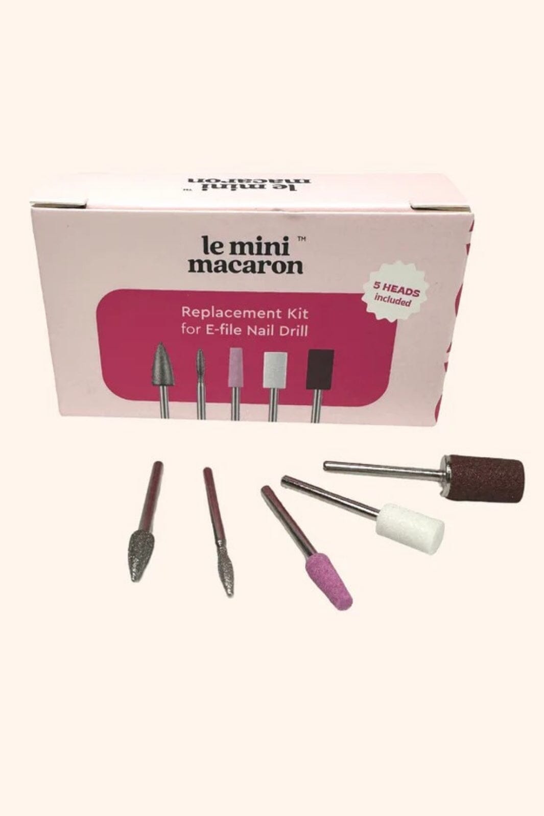 Le Mini Macaron - Replacement Kit For E-File Nail Drill New AC024 - N/A