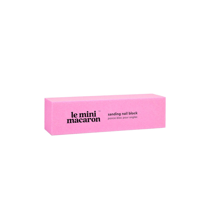 Le Mini Macaron - Sanding Nail Block - Pink Neglefile 