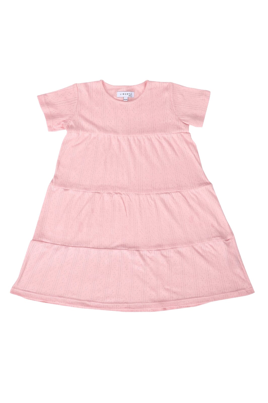 Liberte Ami - Pixie-Ss-Layer-Dress-Kids - Rosa Kjoler 