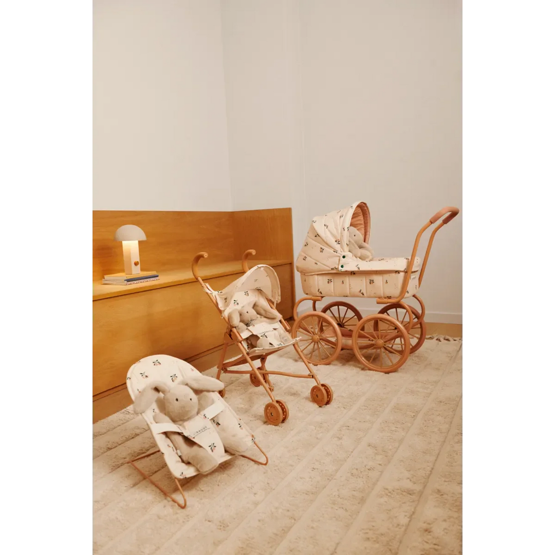 Liewood - Elsie Doll Stroller - Peach / Sea shell Legetøj 