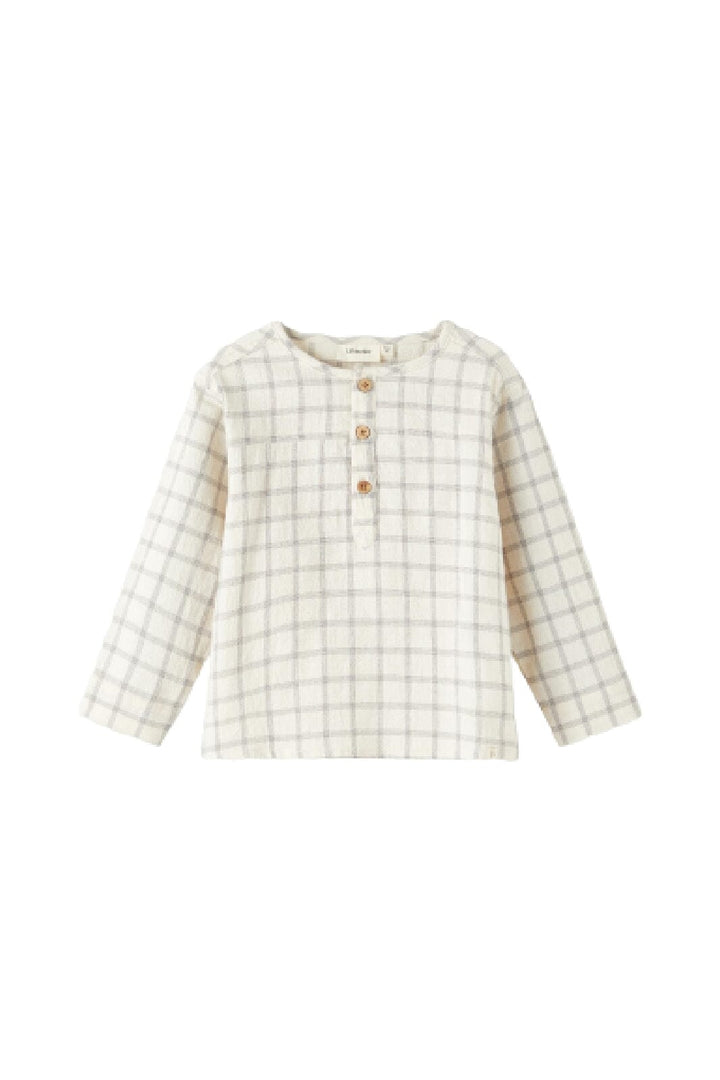 Lil' Atelier - Nmmlanyo Ls Boxy Shirt Lil - Turtledove Skjorter 