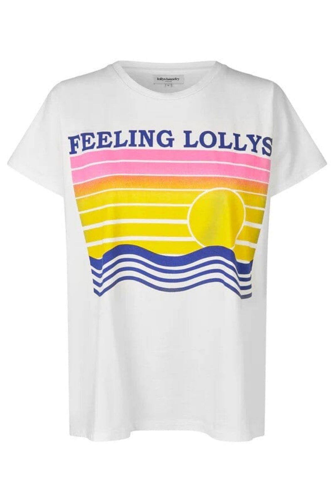 Lollys Laundry - Romall Tee Ss - 01 White Bluser 