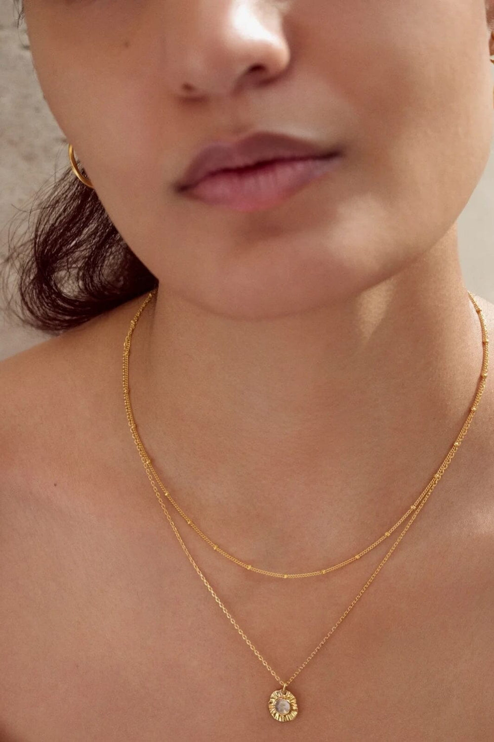 Maanesten - Nala Choker Necklace - Coated With 18k Gold.