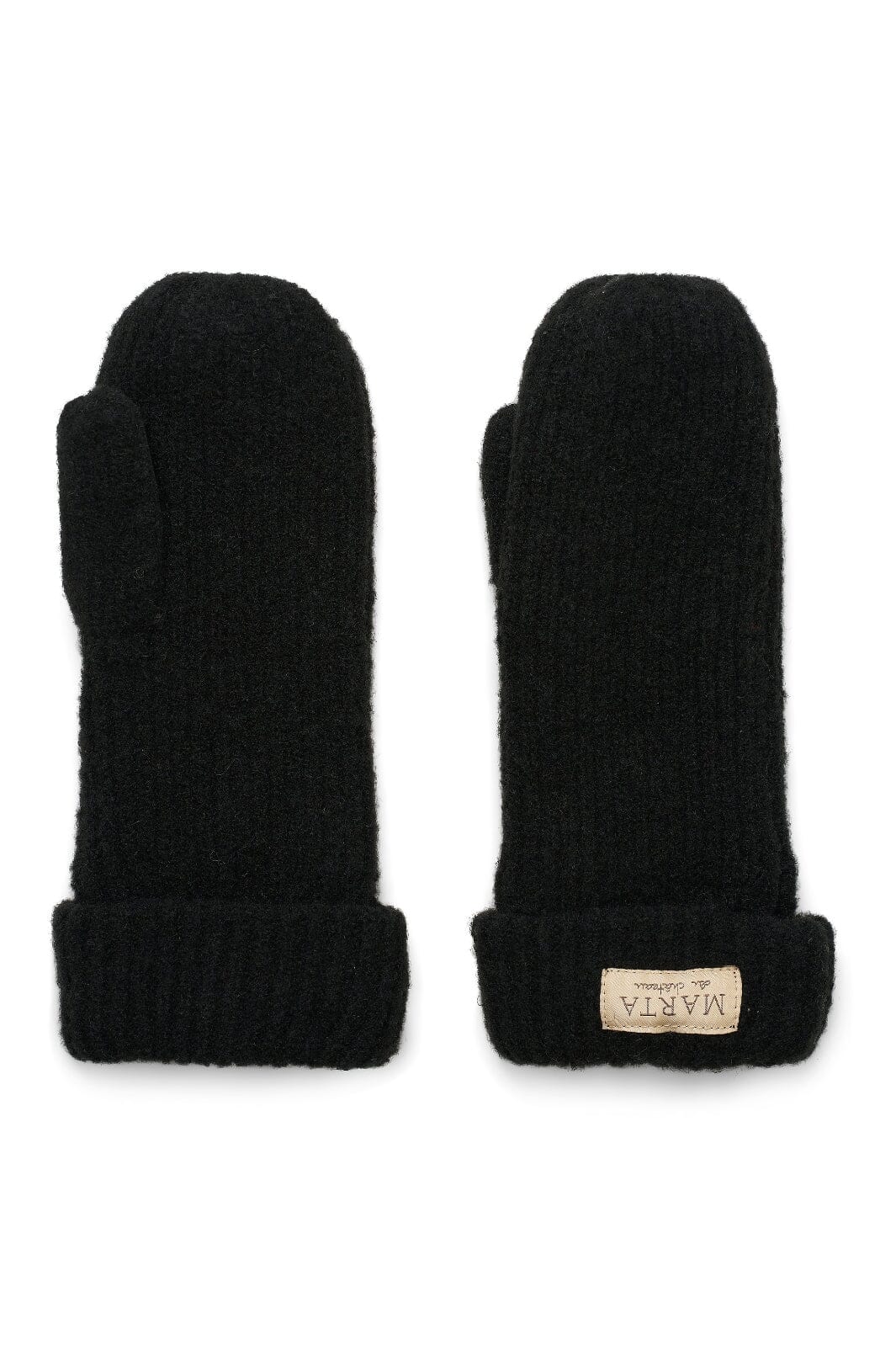 Marta Du Chateau - Marta Knit Mitten - 26208 Black Handsker & Vanter 