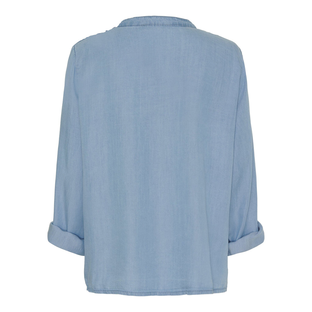 Marta Du Chateau - Mdcfrancesca Blouse - Light Blue Bluser 