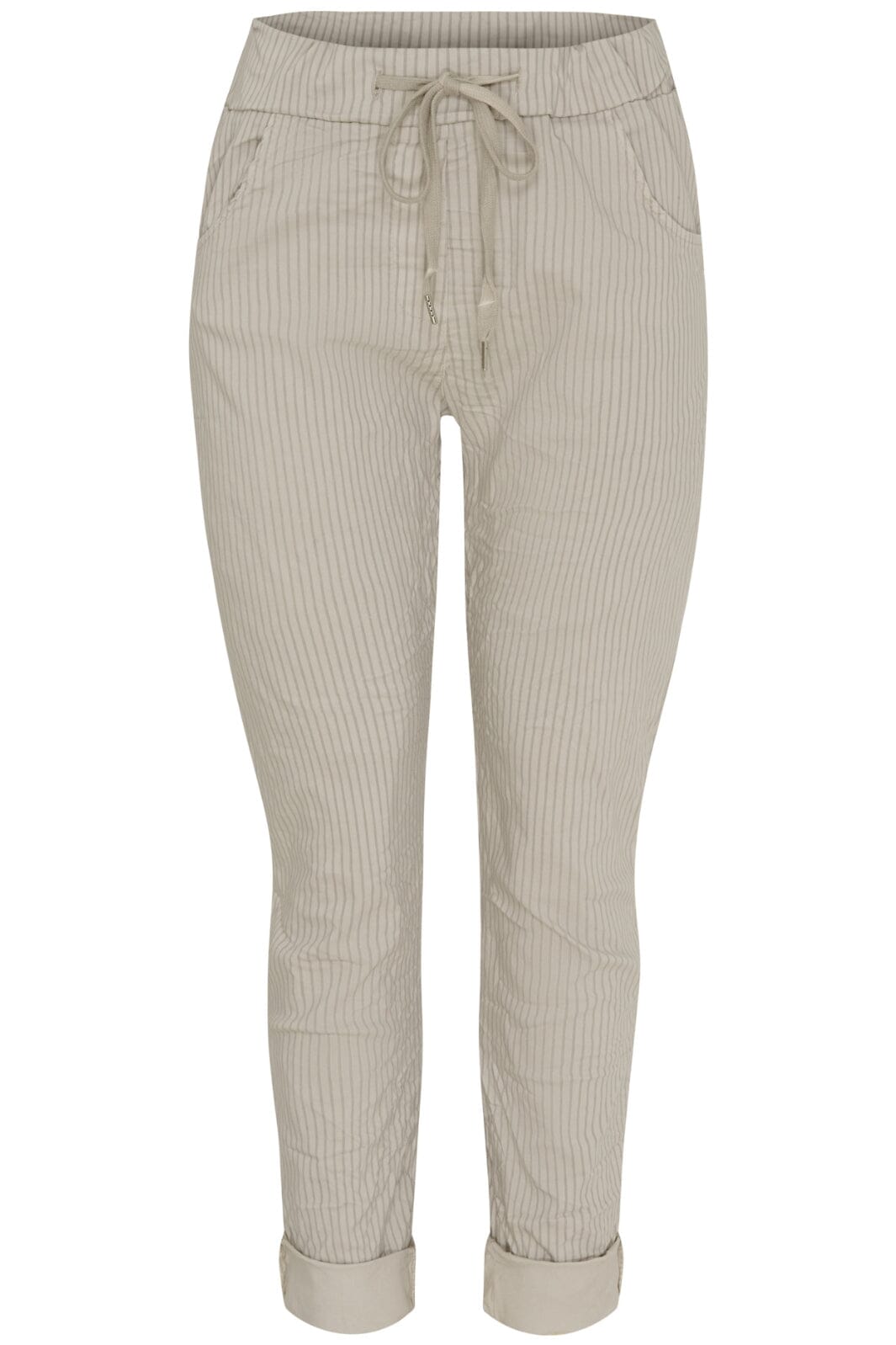 Marta Du Chateau - Mdcjerri Pants - Beige Stripe Bukser 