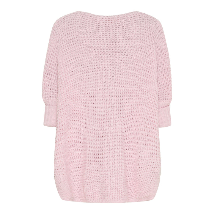 Marta Du Chateau - Mdcsolange Knit 18326 - Pink Strikbluser 