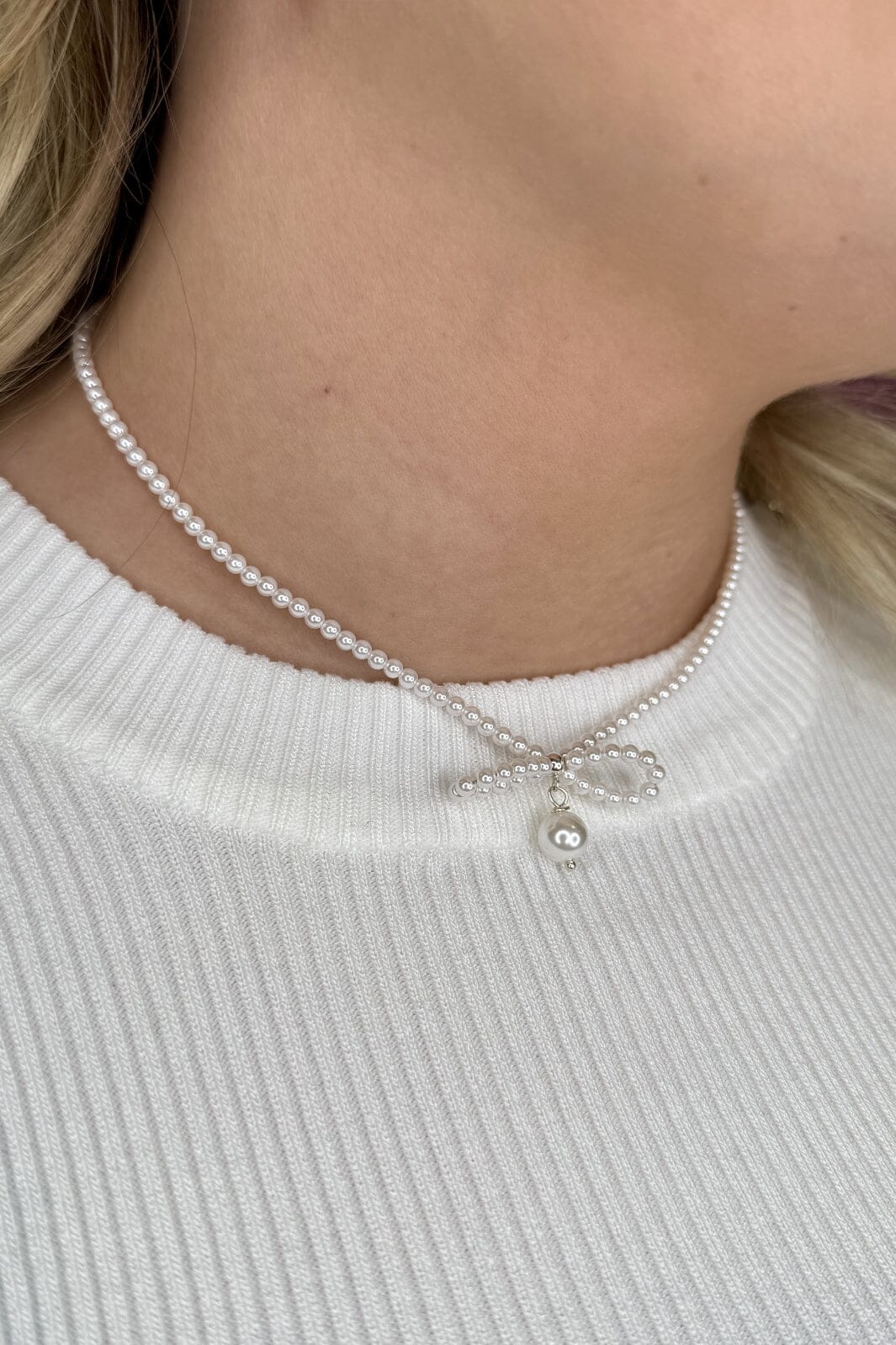 Mellow Moon - Sof Necklace - White Halskæder 