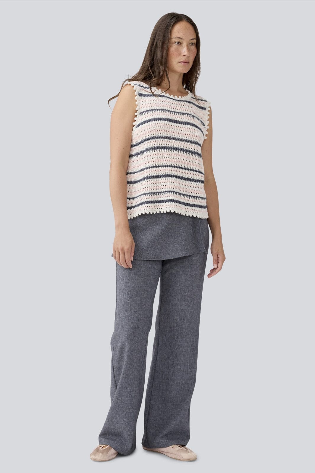 Modström - Miemd Stripe Top - 13613 Veiled Ombre Stripe