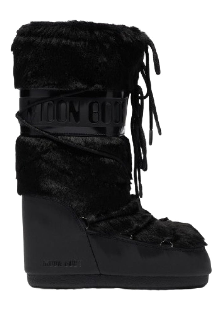 Moon Boot - Mb Icon Faux Fur - N001 Black Støvler 