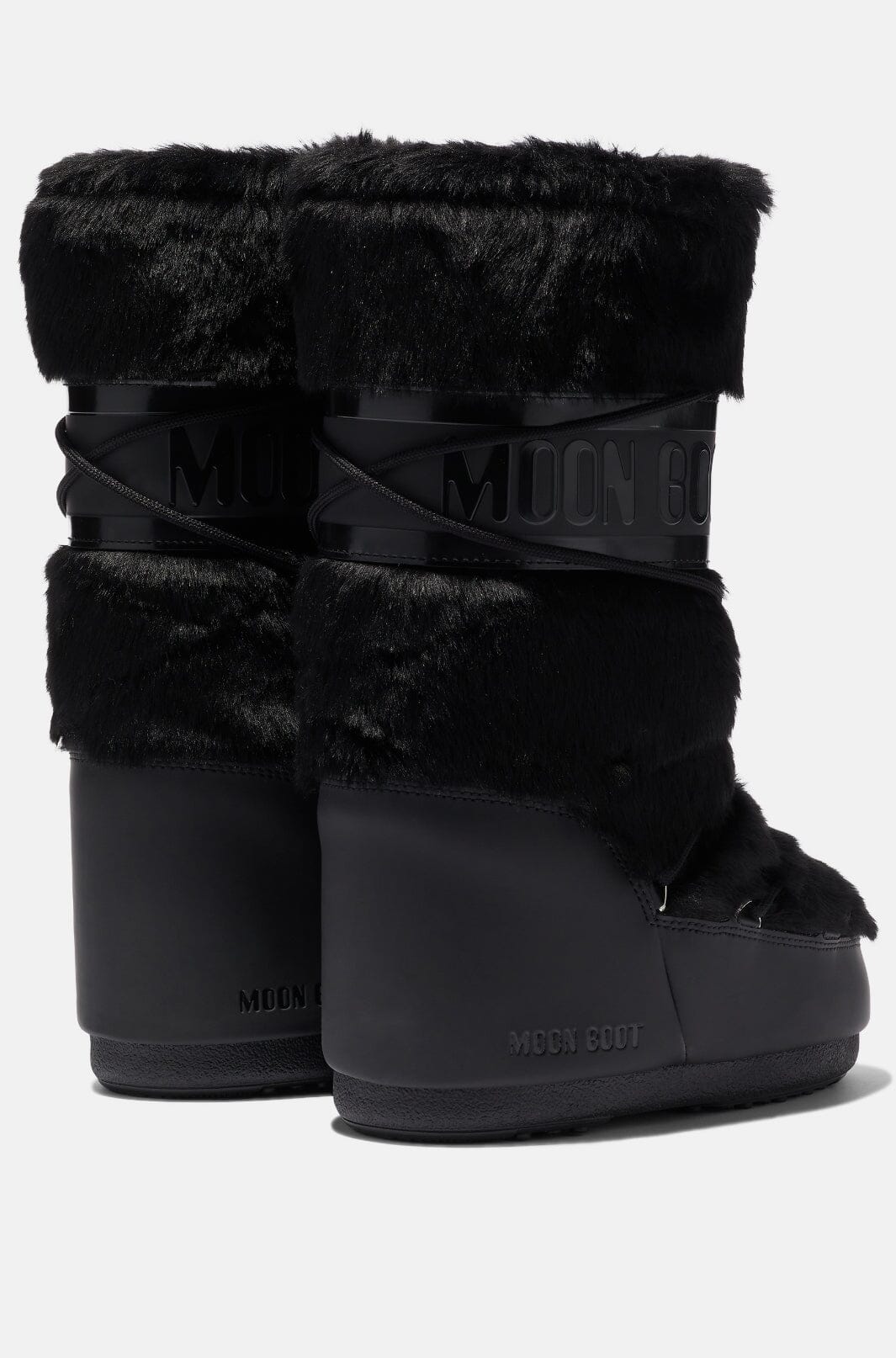 Moon Boot - Mb Icon Faux Fur - N001 Black Støvler 