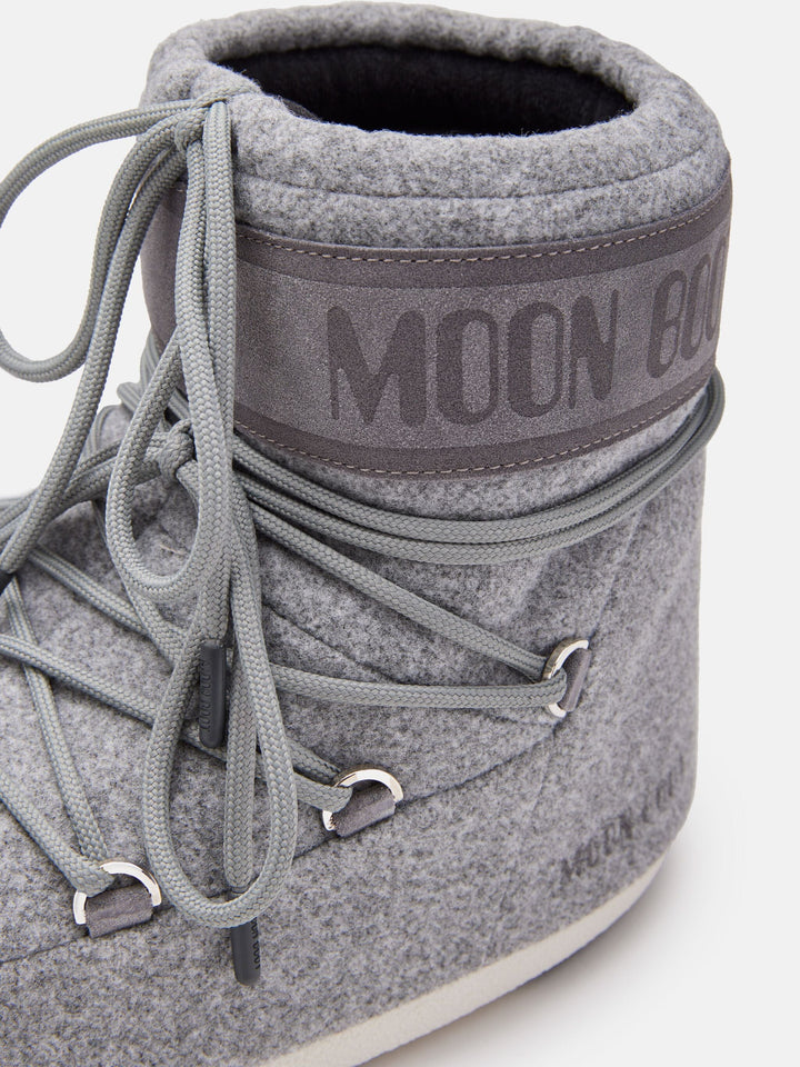 Moon Boot - Mb Icon Low Felt - H006 Grey Støvler 