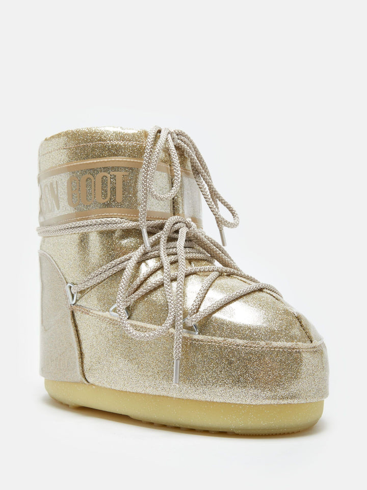 Moon Boot - Mb Icon Low Glitter - B002 Gold Støvler 