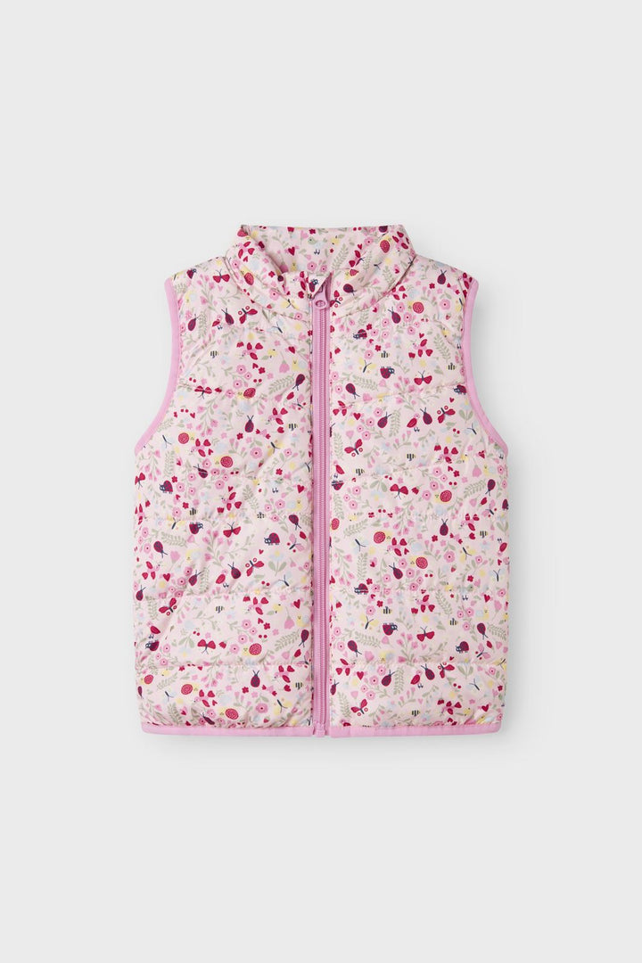 Forudbestilling - Name It - Nmfmylane Vest Aop3 - 4748818 Cherry Blossom Ladybug