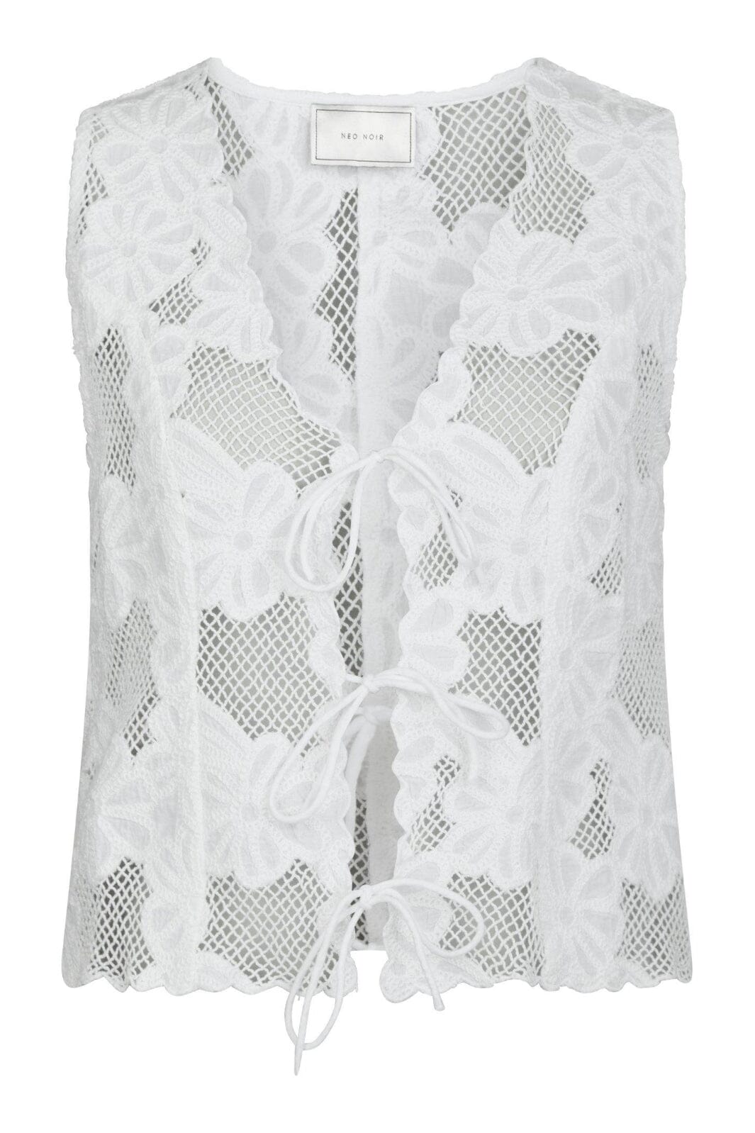 Neo Noir - Alboa Embroidery Top 165126 - 121 - Off White