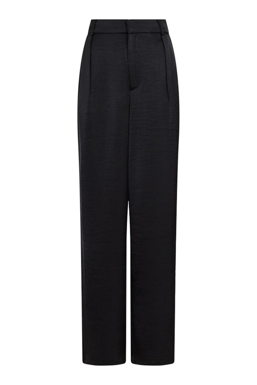 Neo Noir - Alessandra Heavy Sateen Pants - Black Bukser 