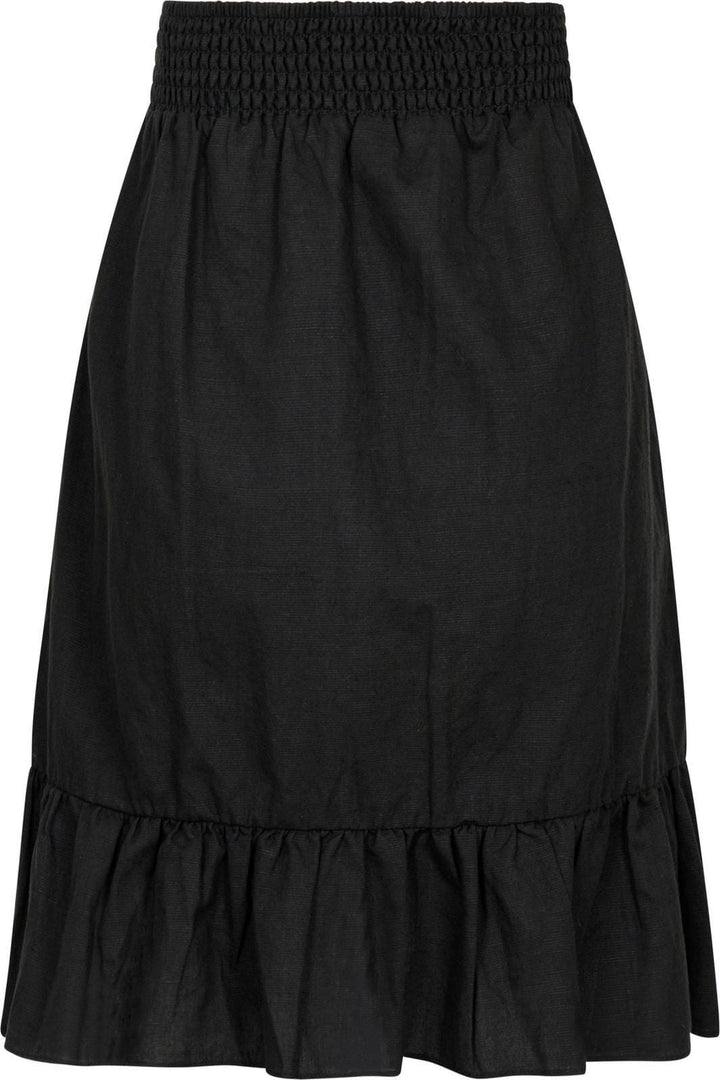 Neo Noir - Bekka Linen Skirt - Black