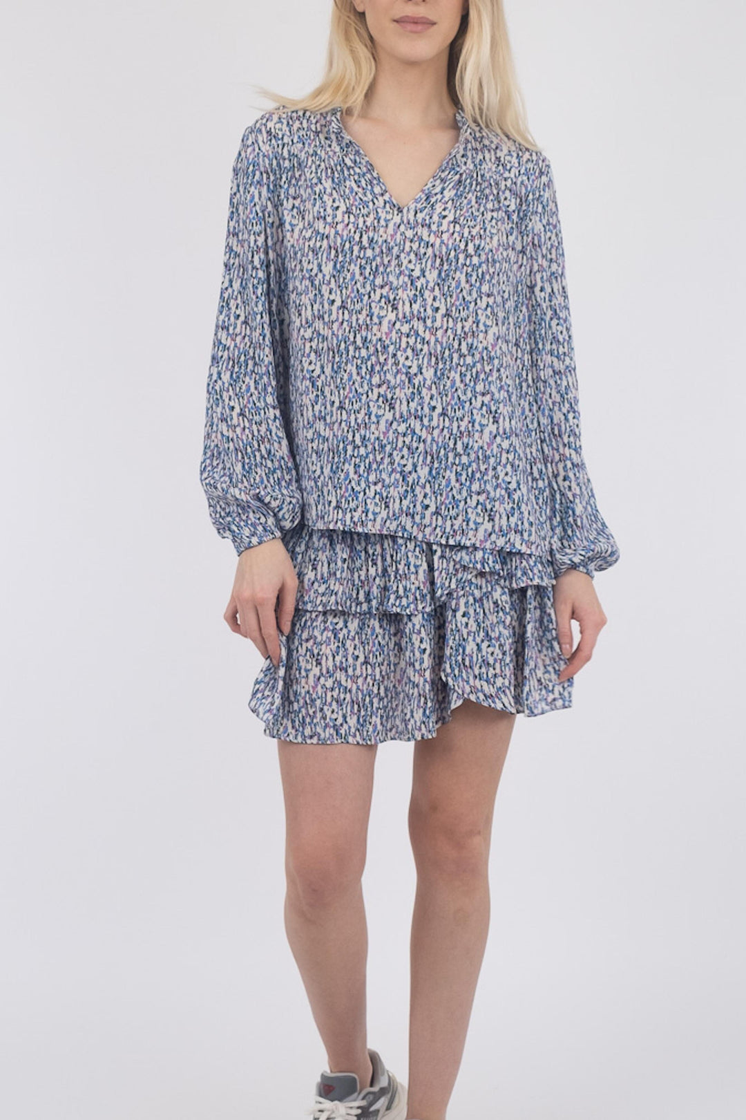 Neo Noir - Bisa Color Haze Blouse - Blue