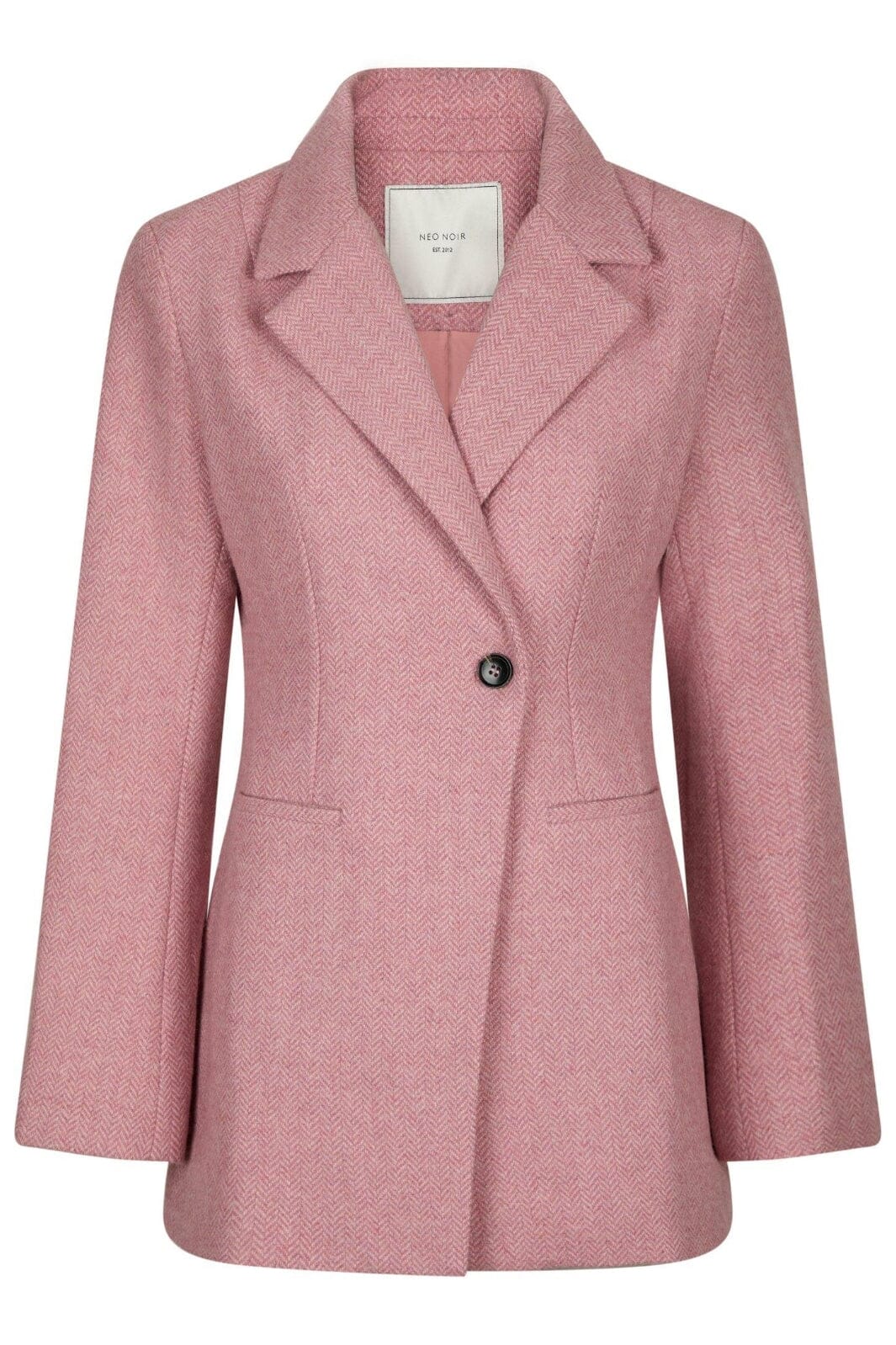 Neo Noir - Bowie Herringbone Blazer 164866 - 754 - Light Pink