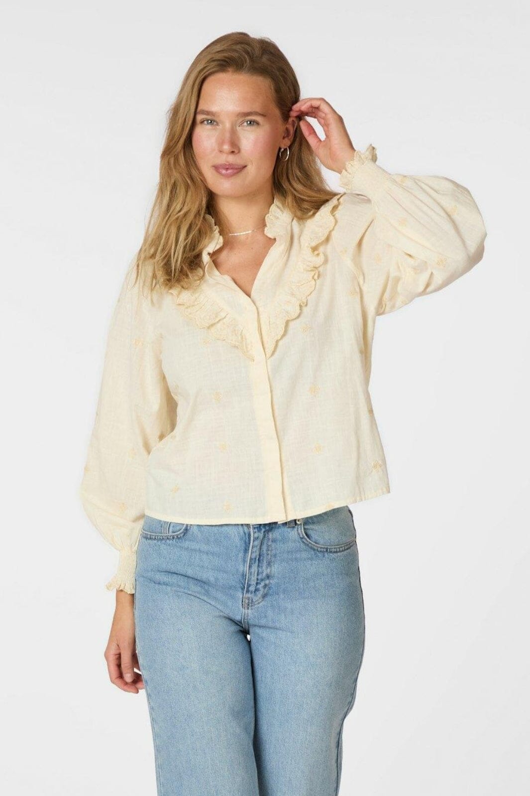 Neo Noir - Degas Blouse 160214 - 191 - Light Yellow