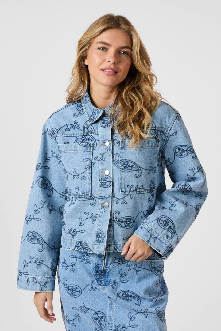 Neo Noir - Emilia Embrodiery Jacket 164790 - 140 - Blue