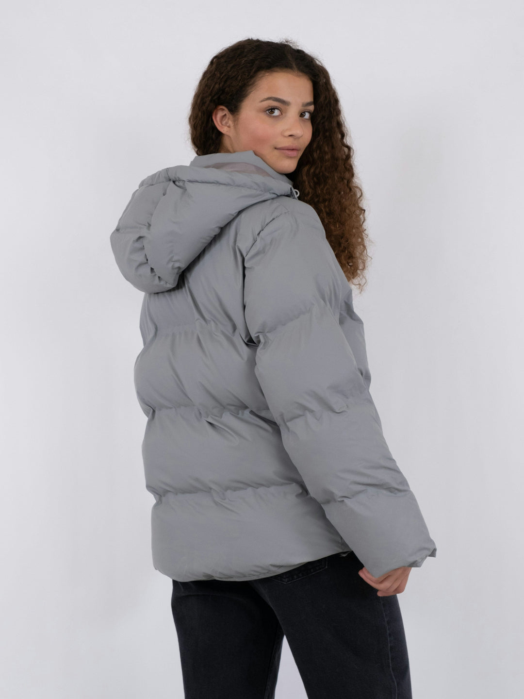 Neo Noir - Fox C Puffer Jacket - Light Grey