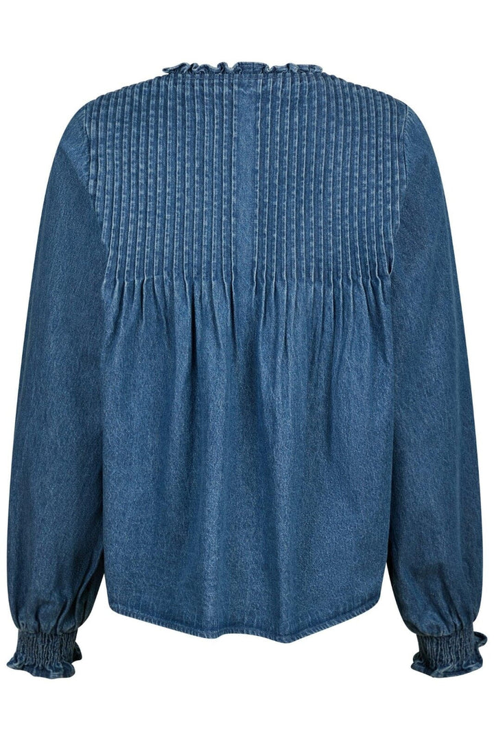 Neo Noir - Ililo Denim Blouse 164598 - 140 - Blue