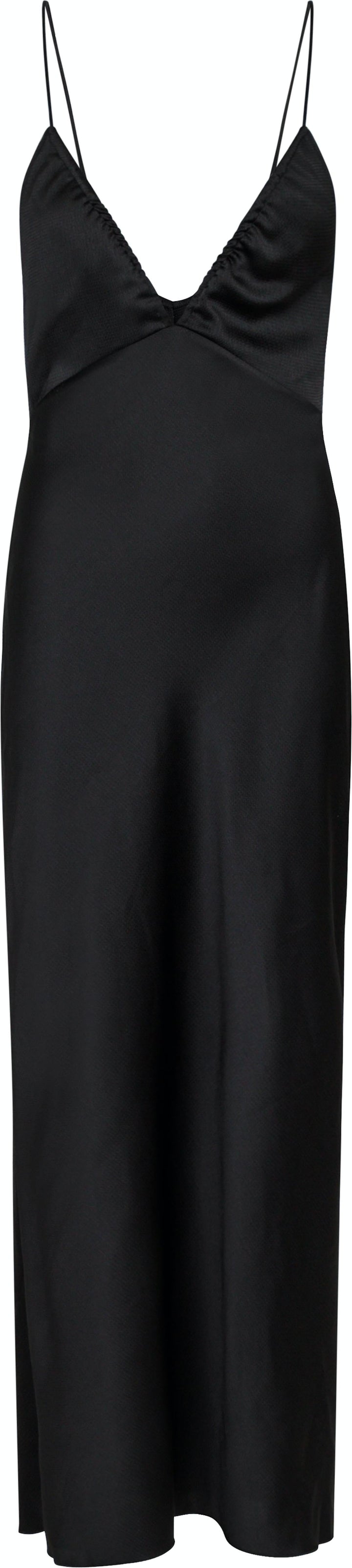 Neo Noir - Jolly Crepe Satin Dress - Black