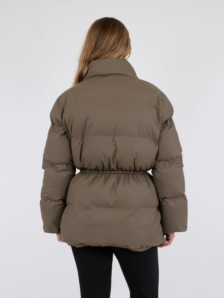 Neo Noir - Mayra C Puffer Jacket - Dark Taupe