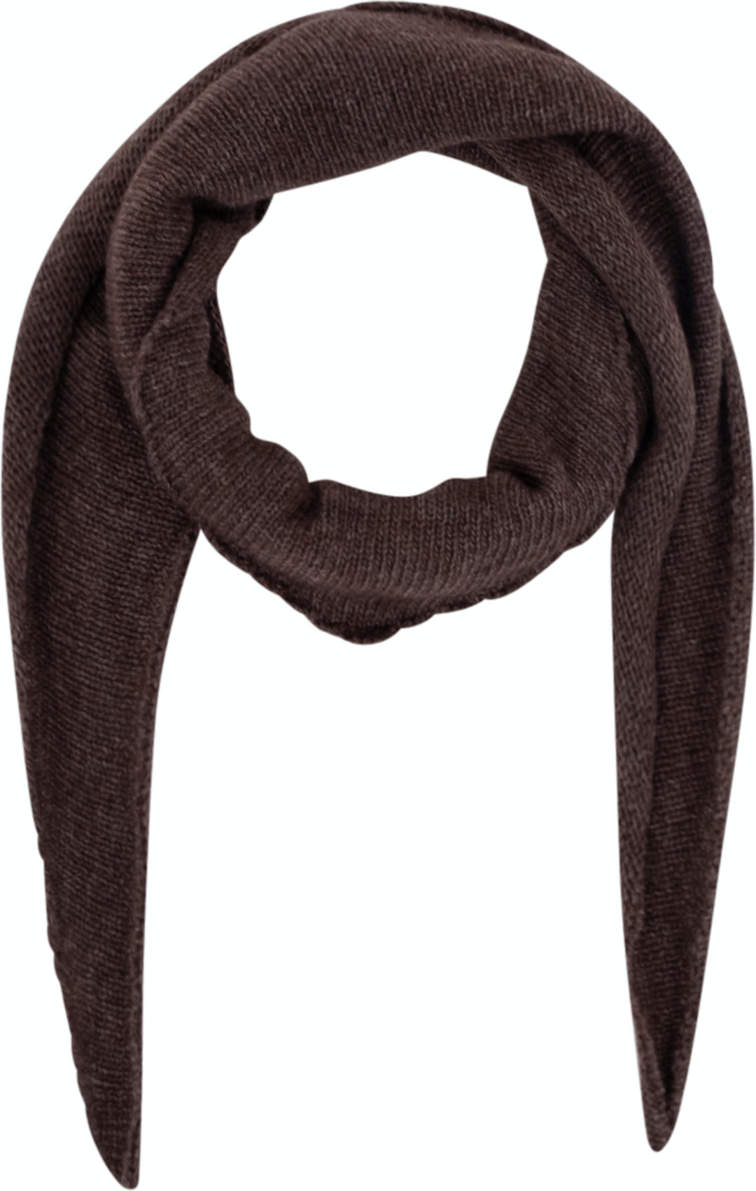 Neo Noir - Misty Knit Scarf - Dark Brown