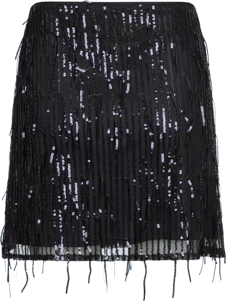 Neo Noir - Miva Sequins Skirt - Black