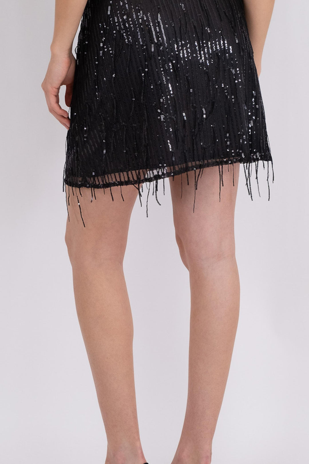 Neo Noir - Miva Sequins Skirt - Black