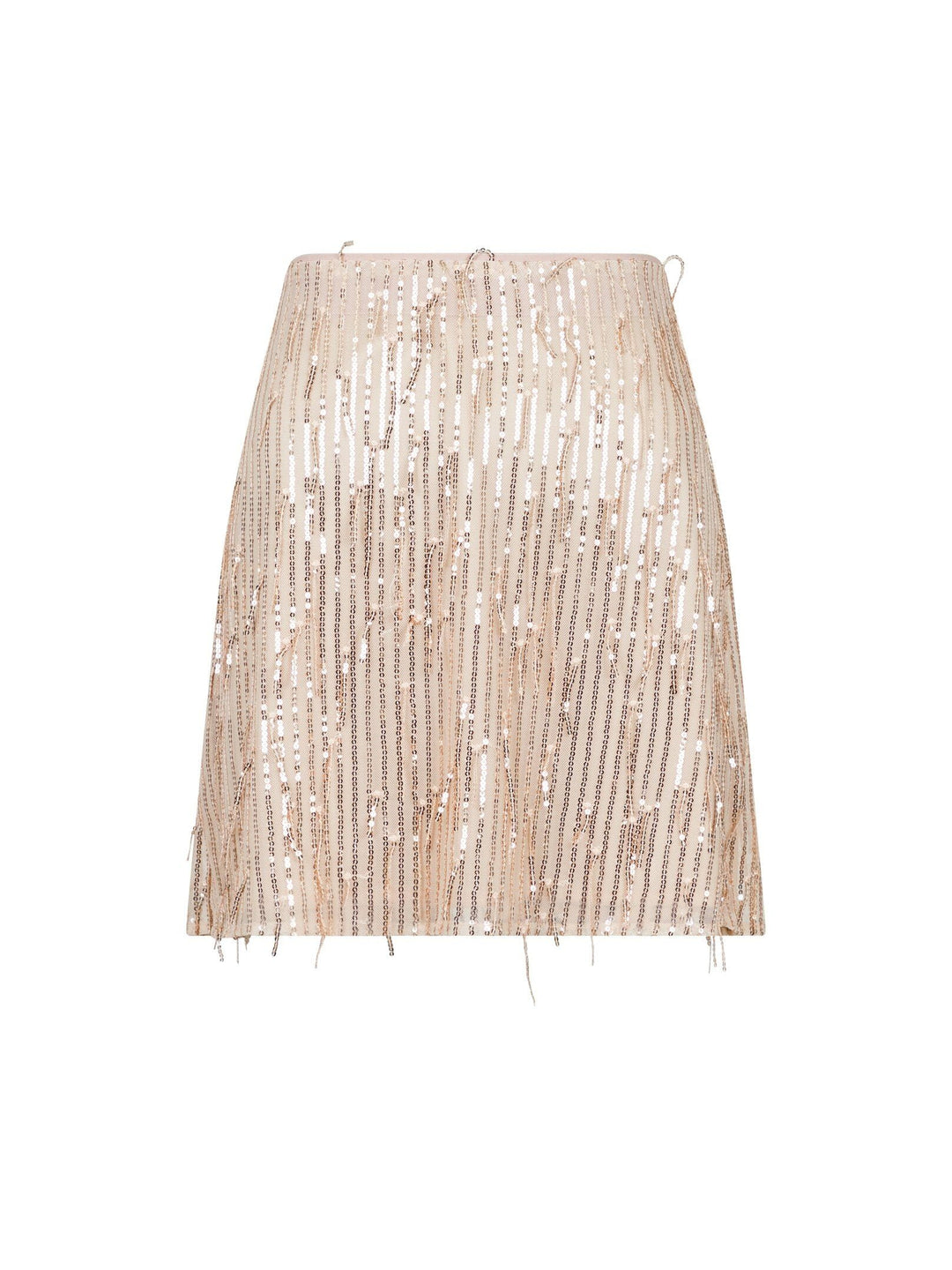 Neo Noir - Miva Sequins Skirt - Rose Gold Nederdele 