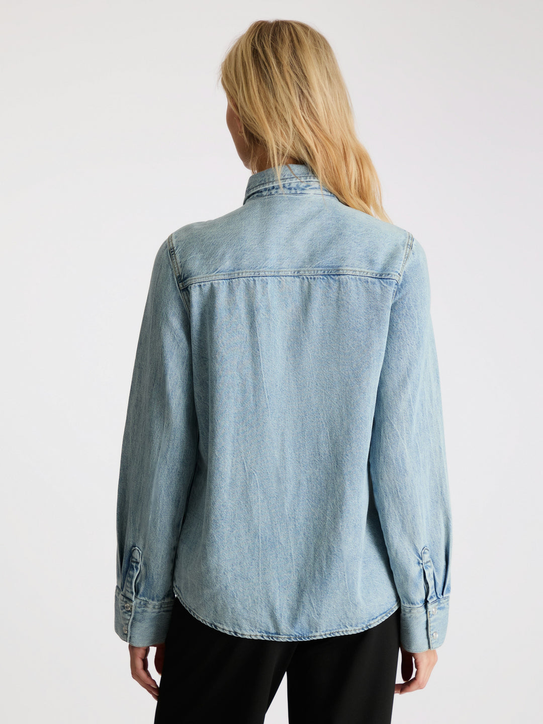 Neo Noir - Roger Denim Shirt - Smoke Blue