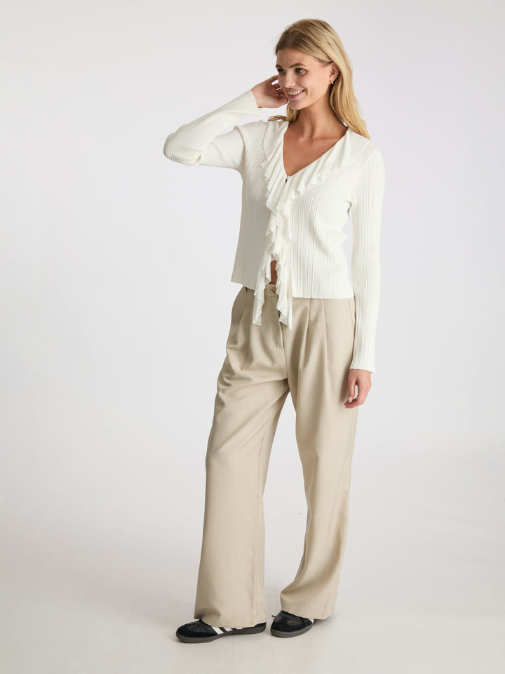 Neo Noir - Sahni Knit Blouse - Off White