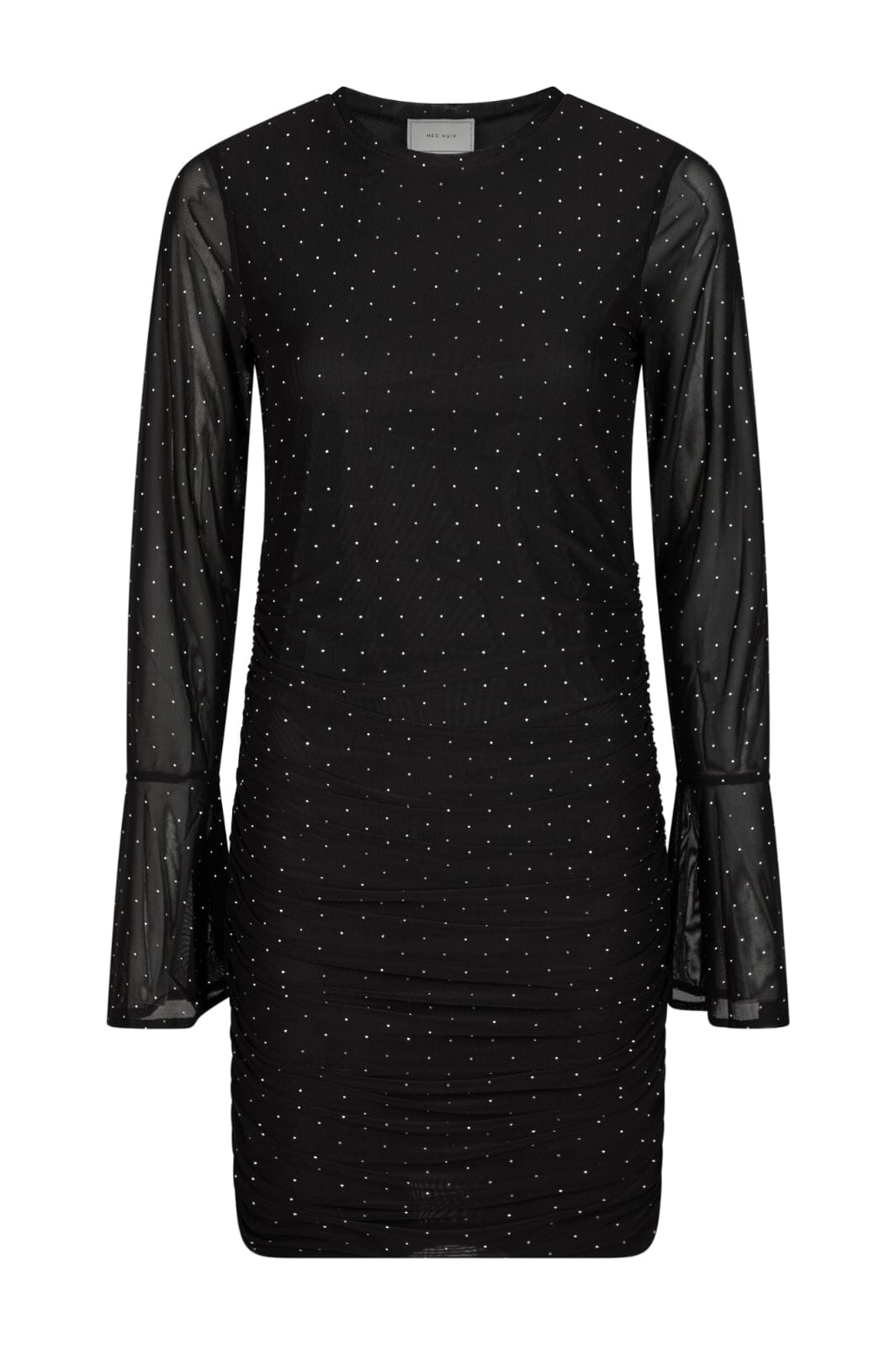 Neo Noir - Shally Smoke Mesh Dress - Black