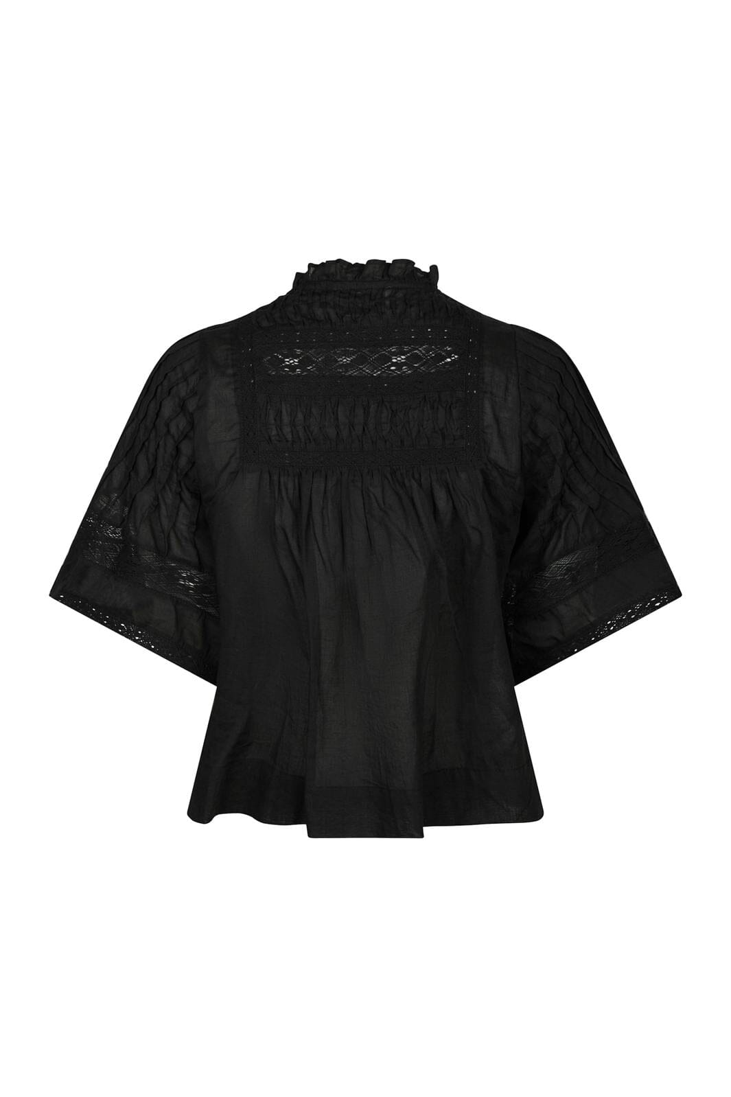 Neo Noir - Siama S Voile Blouse 164703 - 100 - Black