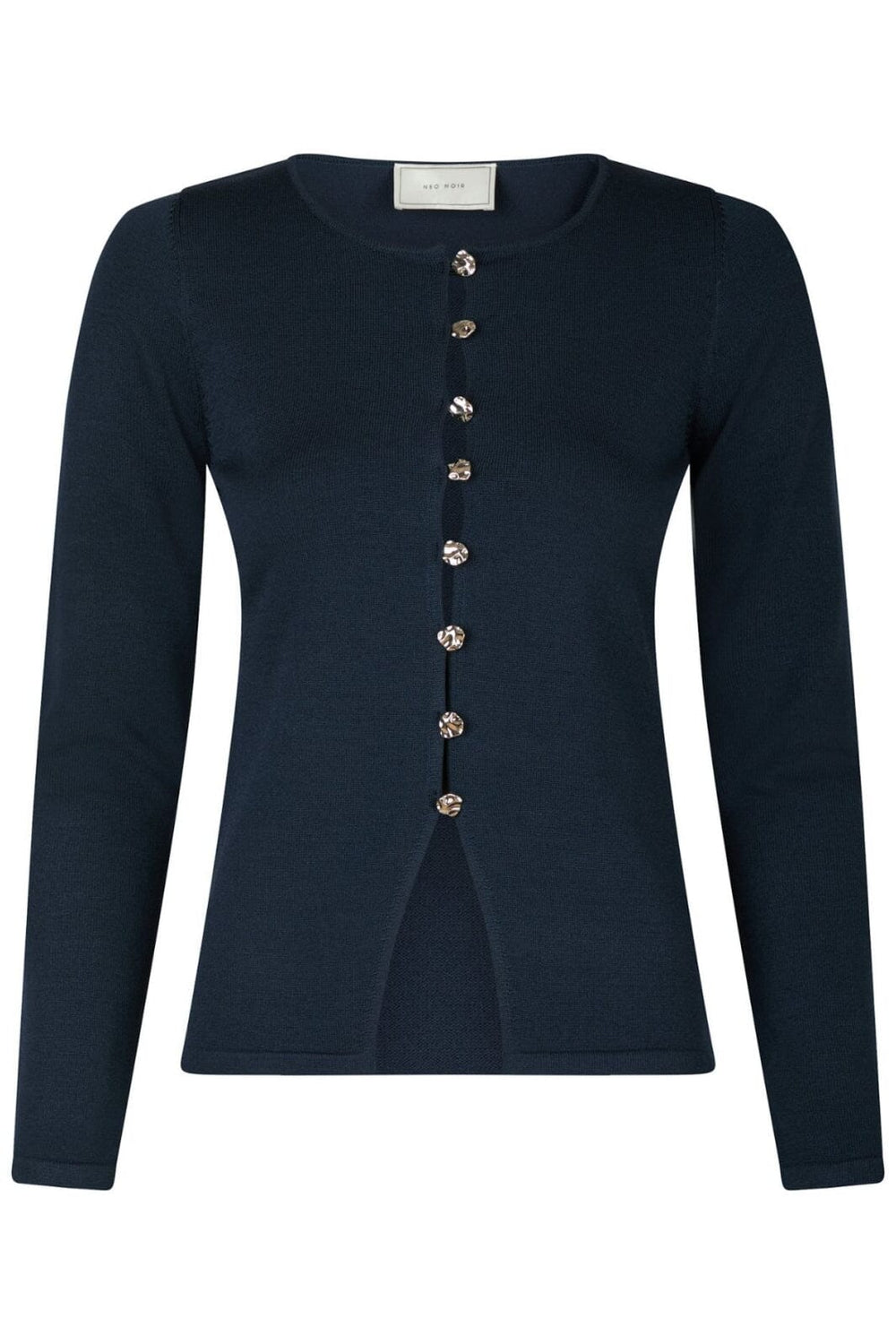 Neo Noir - Teller Knit Blouse 163878 - Dark Navy Bluser 