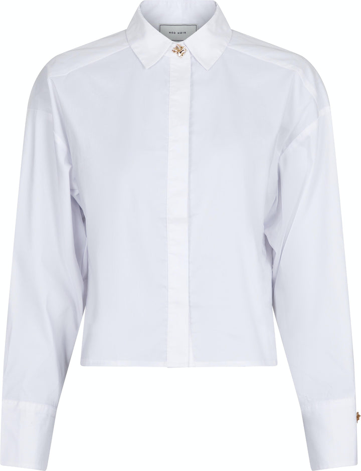 Neo Noir - Wisla Poplin Shirt - White