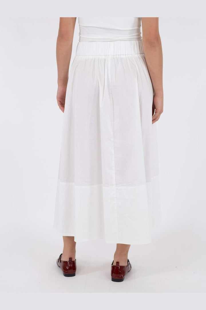 Neo Noir - Yara Long Poplin Skirt 163076 - 120 - White