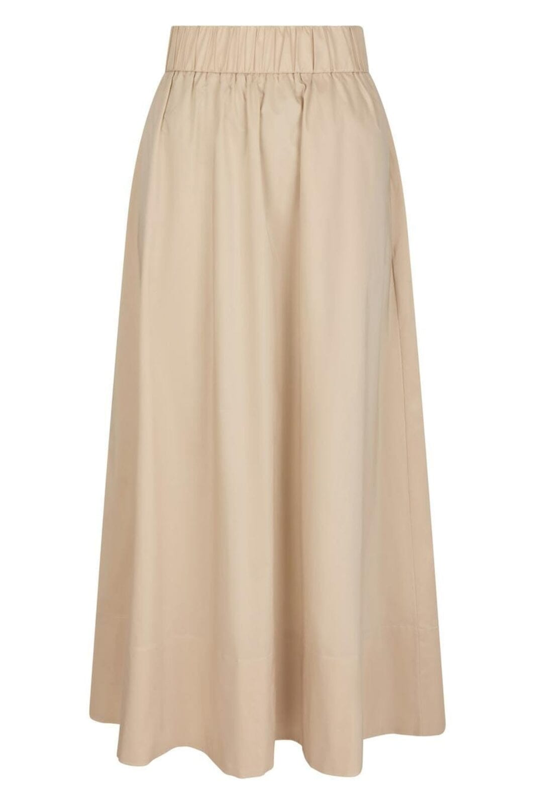 Neo Noir - Yara Long Poplin Skirt 163076 - 125 - Dark Sand