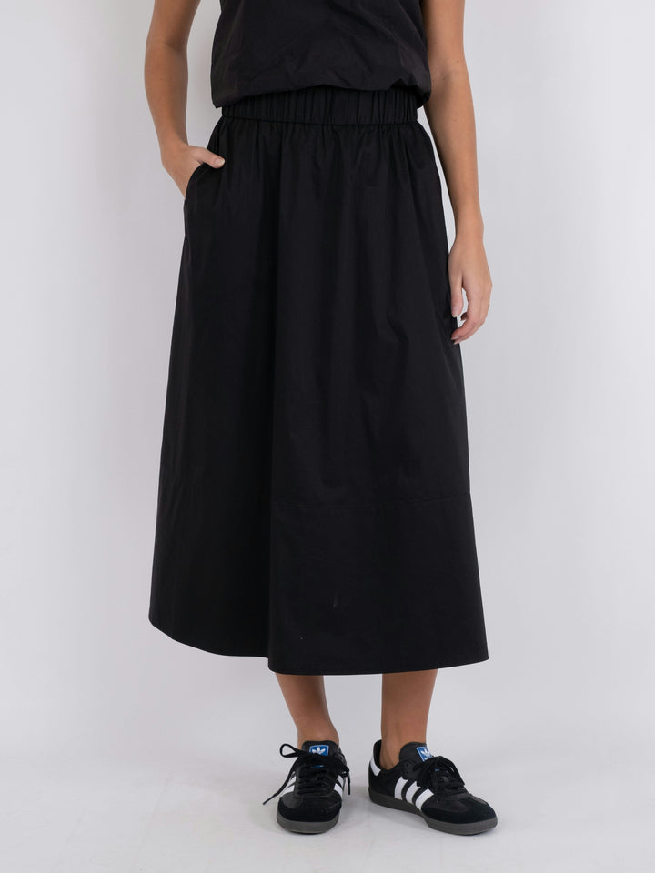 Neo Noir - Yara Poplin Skirt - Black