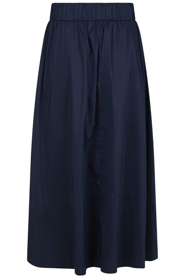 Neo Noir - Yara Poplin Skirt - Navy