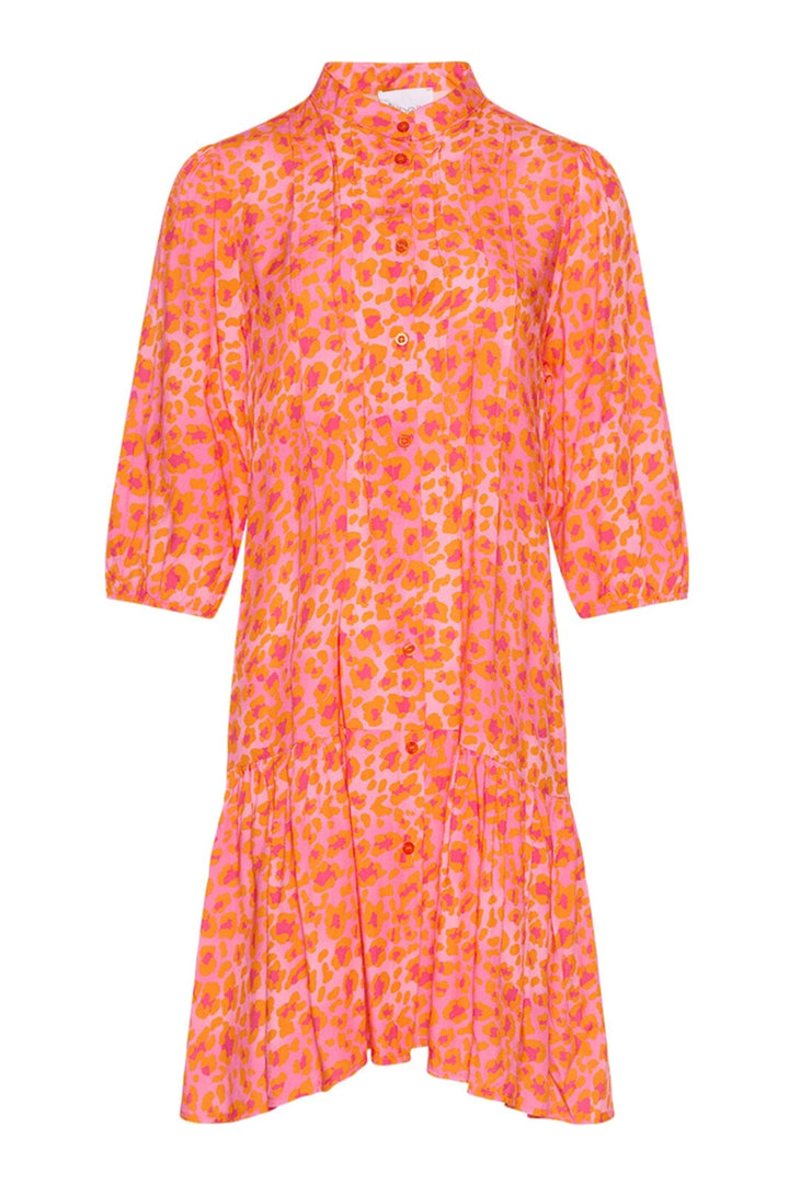 Noella - Imogene sh. Dress - Orange Mix Kjoler 