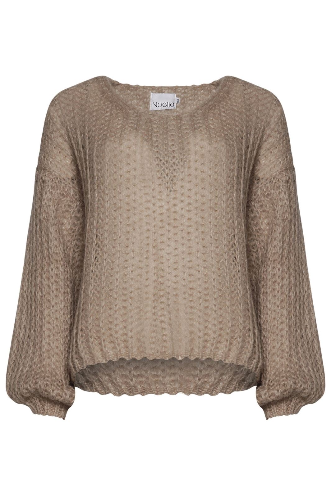 Noella - Joseph Knit Sweater - 143 Brown Strikbluser 