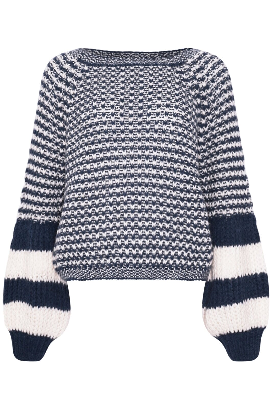 Noella - Kimba Knit 12310037 - 1309 - Navy Blue/Ivory Mix