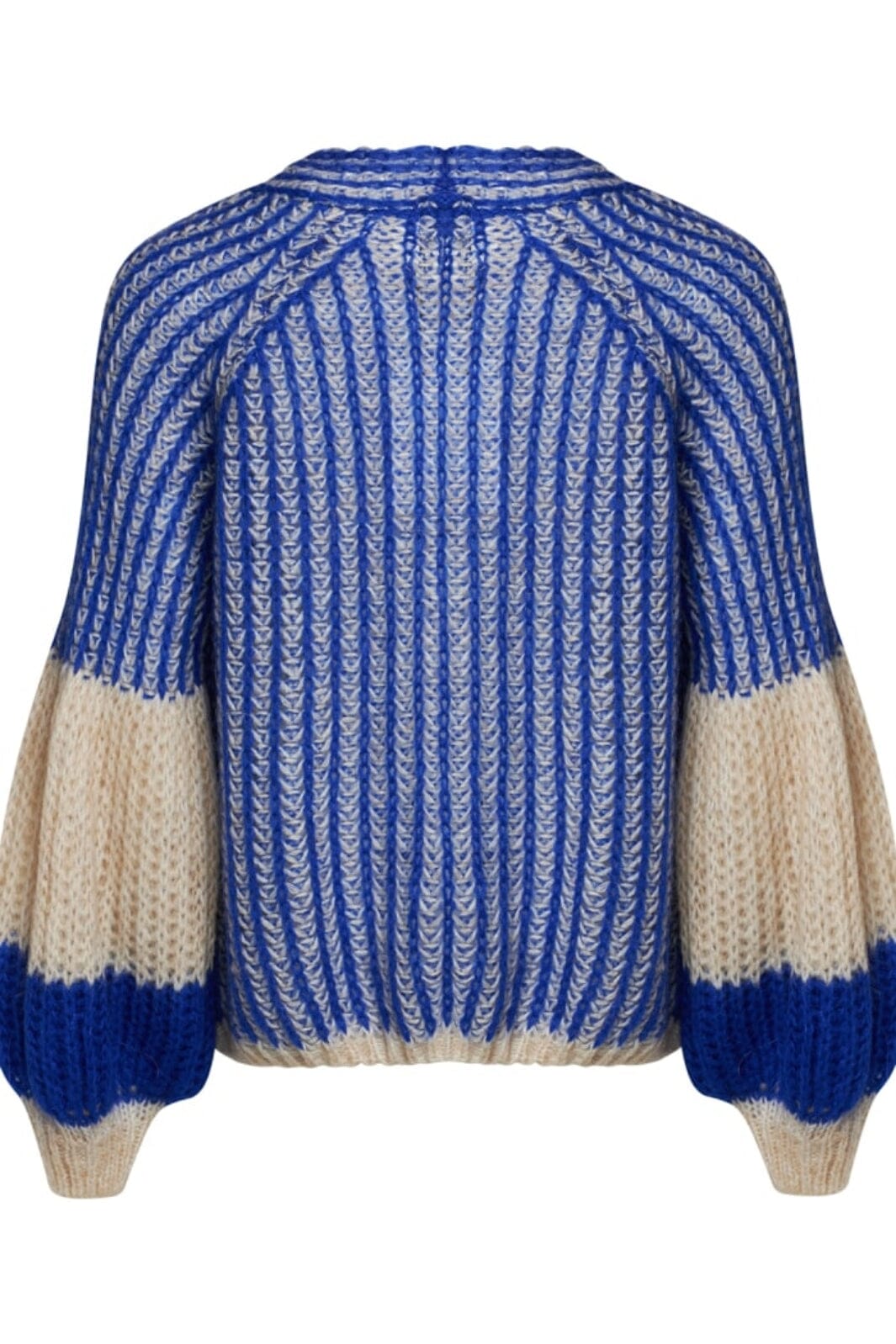 Noella - Liana Knit Cardigan - Cream Cobalt Blue Cardigans 