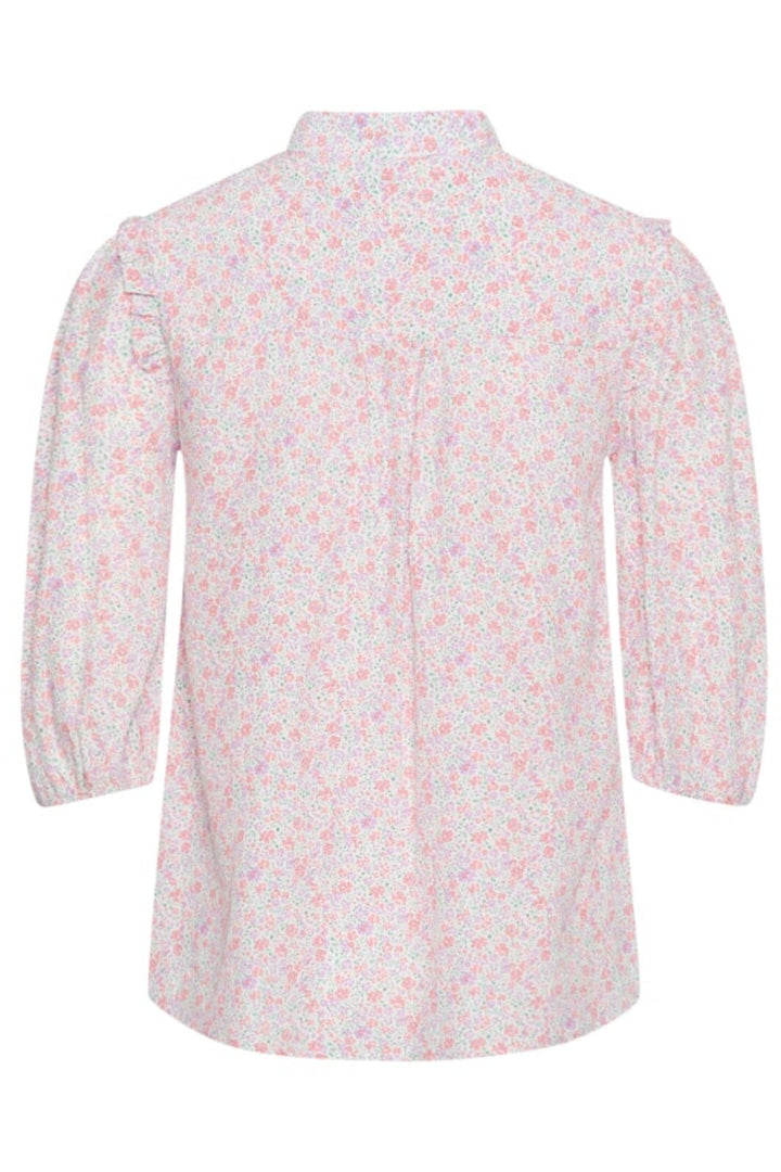 Noella - Rika Maxima Blouse - Cream/Rose Mini Flower Bluser 